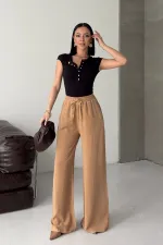 Lastikli Palazzo Pantolon  HS708-99-(S-XL)