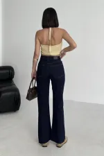 İspanyol Mom Fit Kot Pantolon  1706-17-(30-36)