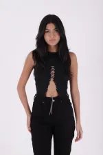 Dikişsiz Paça Mom Fit Kot Pantolon  764-07-(29-32-4)