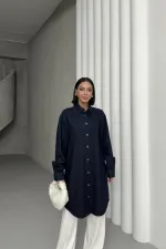 Balon Kollu Düğmeli Gömlek 6093-17-(S+L+3)