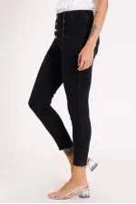 Yandan Bağcıklı Kot Pantolon  725-23-(27-32)