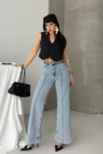 Çımalı Kot Pantolon  7163-08-(27-32)
