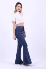 Ekstra İspanyol Cepsiz Pantolon  944-26-(27-32)