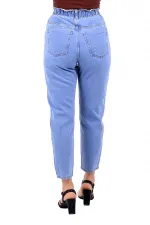 Elasticated Waist Jean 759-15-(27-32) Light Blue Denim Elasticated Waist Jean 759-15-(27-32) Light Blue Denim