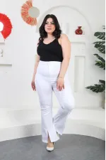 Dizden Yırtmaç Detaylı İspanyol Pantolon  700-50-(30-36)