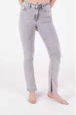 Yırtmaç Detaylı Düz Jean 1844-32-(28-33) Yırtmaç Detaylı Düz Jean 1844-32-(28-33)