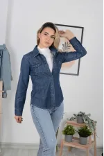 Çift Cepli Kot Gömlek  501-26-(S-XL)