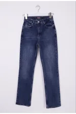 Yüksel Bel Straight Kot Pantolon 7033-01-(26-31)