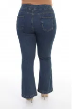Dizden Yırtmaç Detaylı İspanyol Pantolon  700-02-(30-36)