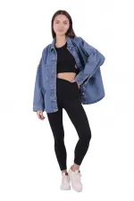 Oversize Kot Gömlek 664-27-(STD-4) Oversize Kot Gömlek 664-27-(STD-4)