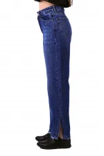 Paçası Yırtmaçlı Boru Paça Relax Kot Pantolon 931-01-(27-32) Paçası Yırtmaçlı Boru Paça Relax Kot Pantolon 931-01-(27-32)