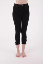 Paçası Dört Düğmeli Kot Pantolon 786-23-(26-31)