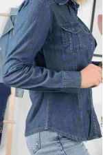 Çift Cepli Kot Gömlek  501-26-(S-XL)