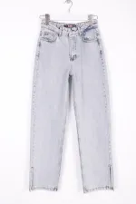 Boru Paça Relax Kot Pantolon 931-42-(27-32)