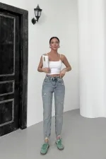 Laser-cut Jeans 884-62-(26-31)