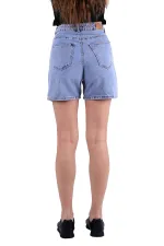 Double Folded Bottom Denim Short 292-08-(S-XL) Snow Light Blue Double Folded Bottom Denim Short 292-08-(S-XL) Snow Light Blue