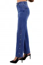 Yanı Çıtçıt Detaylı Pantolon  992-15-(27-32)