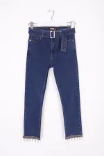 Paçaları Kemerli Pantolon  746-26-(27-32)
