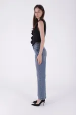 Palazzo Relax Kot Pantolon 7018-62-(27-32) Palazzo Relax Kot Pantolon 7018-62-(27-32)
