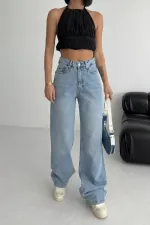 Bol Paça Relax Kot Pantolon  718-15-(32-36)