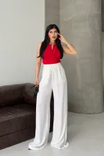Lastikli Palazzo Pantolon  HS740-51-(S-XL)
