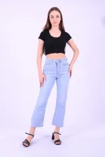 İspanyol Mom Fit Kot Pantolon  1706-42-(28-33)