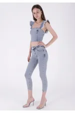 Kısa Boy Skinny Kot Pantolon  810-08-(26-28)