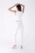 Jeans décontractés à ourlet cousu 7026-50-(28-33)