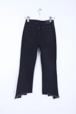 Püsküllü Parçalı Kot Pantolon 1859-23-(26-31) Püsküllü Parçalı Kot Pantolon 1859-23-(26-31)