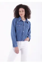 Chemise en jean à boutons-pression 6013-27-(S-XL-6) Chemise en jean à boutons-pression 6013-27-(S-XL-6)