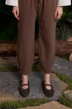 Balloon Linen Trousers HS705-78-(S-XL)