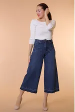 Sökük Paçalı Relax Kot Pantolon  787-01-(S-XL-6)