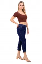 Paçaları Kemerli Pantolon  746-01-(27-32)