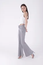 Geniş İspanyol Kot Pantolon  7067-22-(27-32)