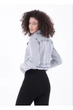 Fermuarlı Kot Ceket 6017-08-(S-XL-6) Fermuarlı Kot Ceket 6017-08-(S-XL-6)