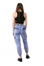 Parçalı Jogger Pantolon 924-08-(S-XL-6-2) Parçalı Jogger Pantolon 924-08-(S-XL-6-2)