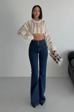 Pensli İspanyol Kot Pantolon  7021-26-(27-31)