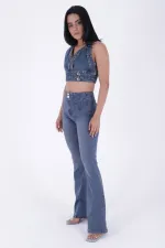 Pensli İspanyol Kot Pantolon  7021-06-(27-32)