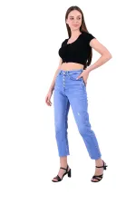 5 Düğmeli Mom Fit Kot Pantolon  745-15-(28-33)