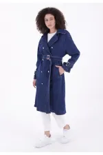 Kemerli Uzun Trençkot  6077-26-(S+L+4)