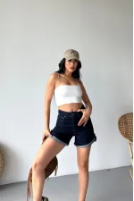 Duble Paça Kot Şort 292-17-(36-42-6-2)