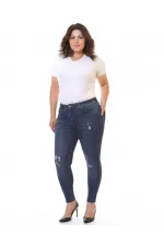 Az Yırtıklı Skinny Kot Pantolon 826-01-(30-36) Az Yırtıklı Skinny Kot Pantolon 826-01-(30-36)