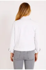Veste en jean courte classique 640-50-(S-XL-6)