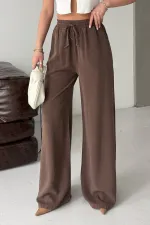 Lastikli Palazzo Pantolon  HS708-81-(S-XL)