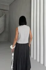 Düğmeli Yelek 6156-94-(S-XL)