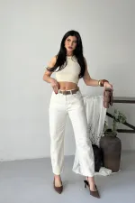 Mom Fit Jean  7057-80-(26-31) Natural