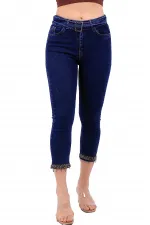 Paçaları Kemerli Pantolon  746-01-(27-32)