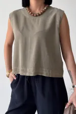 Askılı Bluz  HS401-74-(S-XL)