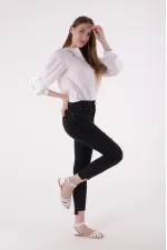 Asimetrik Paça Kot Pantolon 713-23-(26-31) Asimetrik Paça Kot Pantolon 713-23-(26-31)