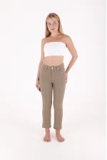 Dikişsiz Paça Mom Fit Kot Pantolon  764-74-(26-28)
